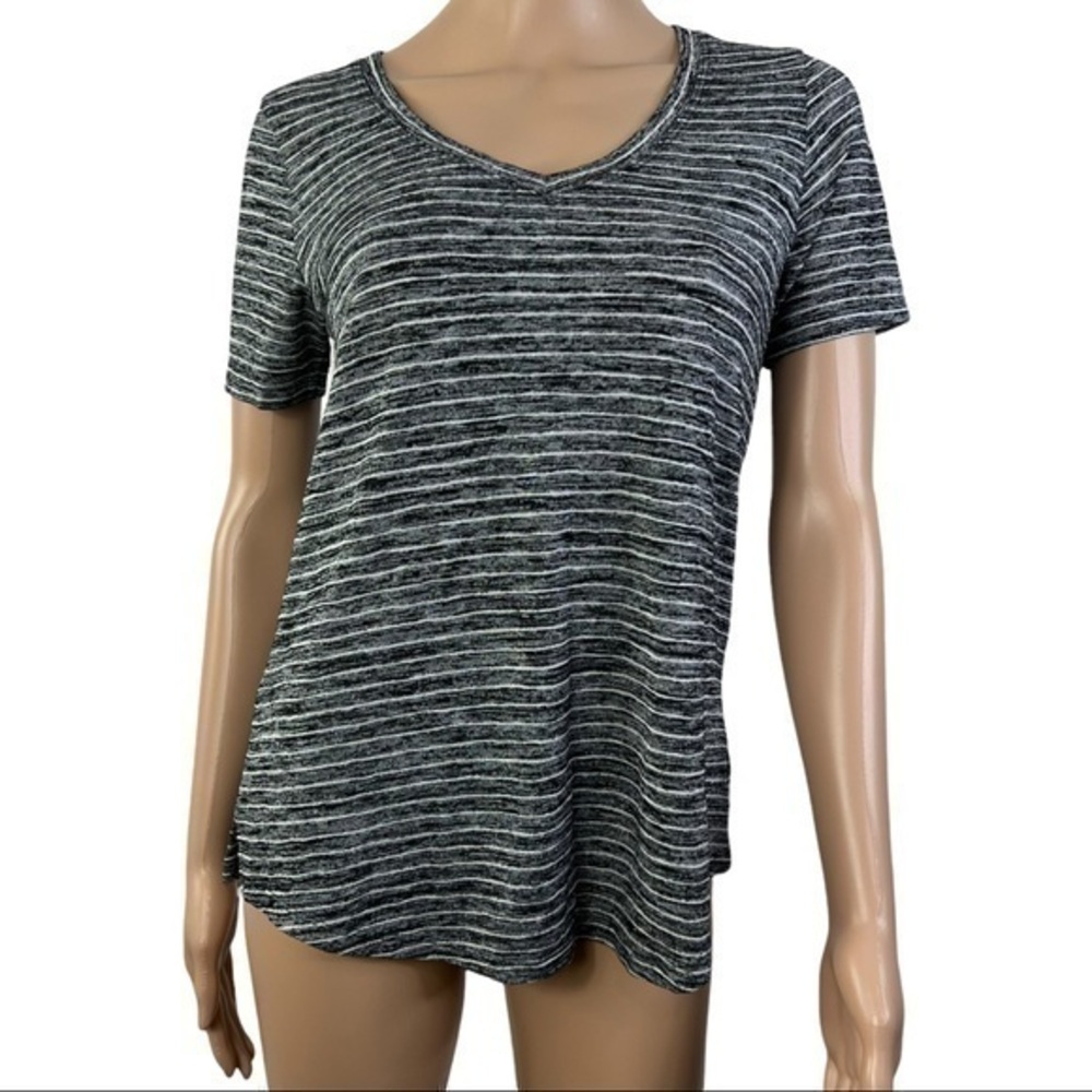 Athleta Women Top Blouse Gray Pullover Sz S